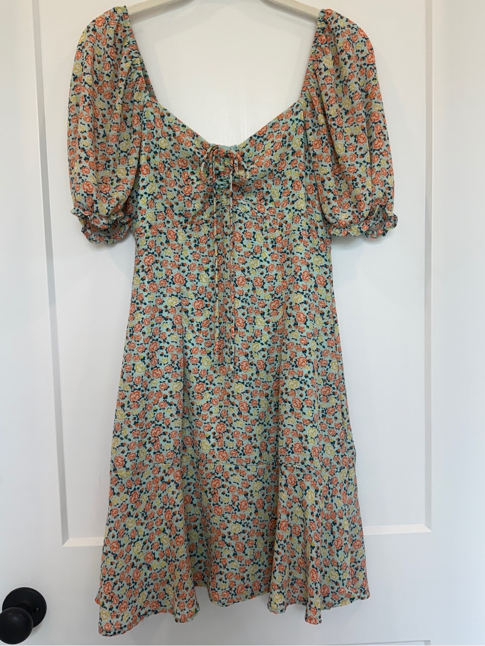 Altar’d State Floral Dress- Adjustable Neckline. See photos.